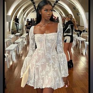 House Of CB Analissa Vintage Lace Corset Dress